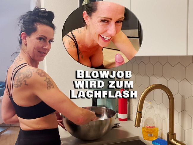 Blowjob wird zum Lachflash